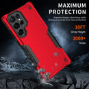 For Samsung Galaxy S22 Ultra 5G Non-slip Armor Phone Case(Blue)
