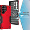 For Samsung Galaxy S22 Ultra 5G Non-slip Armor Phone Case(White)