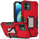 Ring Holder Non-slip Armor Phone Case For iPhone 11(Red)