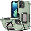 Ring Holder Non-slip Armor Phone Case For iPhone 11(Green)