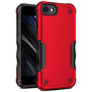 Non-slip Armor Phone Case For iPhone SE 2022 / SE 2020 / 8 / 7(Red)