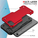 Non-slip Armor Phone Case For iPhone SE 2022 / SE 2020 / 8 / 7(White)