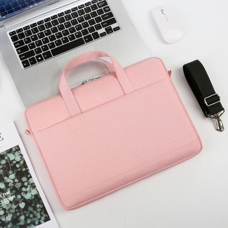P310 Waterproof Oxford Cloth Laptop Handbag For 15 inch(Pink)
