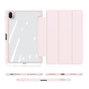 For Xiaomi Pad 5 / 5 Pro DUX DUCIS TOBY Series Antiskid Leather Tablet Case with Sleep / Wake-up Function(Pink)