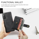 For Samsung Galaxy S22 5G JEEHOOD RFID Blocking Anti-Theft Magnetic PU + TPU Phone Case(Black)