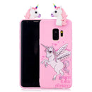 For Galaxy S9 Shockproof Cartoon TPU Protective Case(Unicorn)