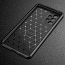 For Samsung Galaxy A73 5G Carbon Fiber Texture TPU Phone Case(Black)