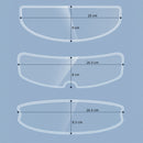 Visor Anti-fog PC Shield Helmet Lens Film(26.5 x 8.0cm)