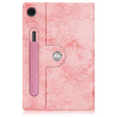 For Samsung Galaxy Tab A8 2022 SM-X200 360 Degrees Rotation Leather Tablet Case(Pink)