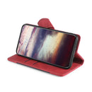 For OPPO Realme GT Neo2 Stitching Skin Feel Magnetic Buckle PU Leather Phone Case(Red)