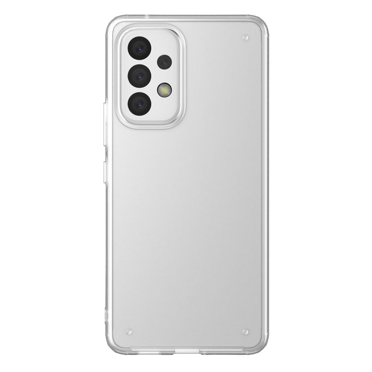 For Samsung Galaxy A73 5G Four-corner Shockproof TPU + PC Phone Case(Transparent)
