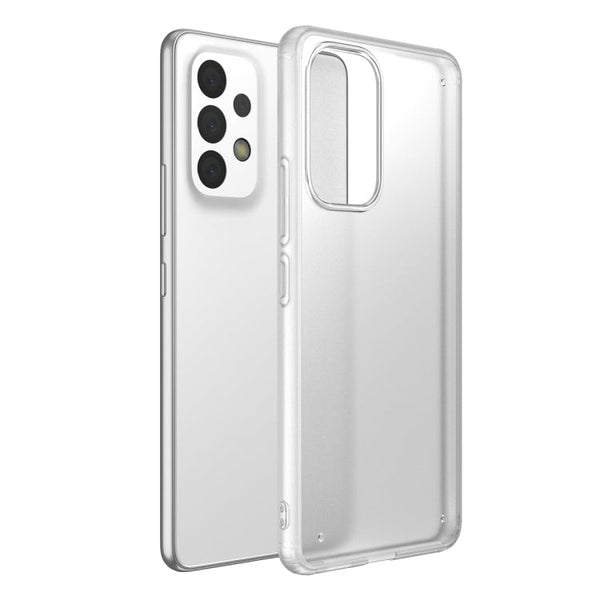 For Samsung Galaxy A73 5G Four-corner Shockproof TPU + PC Phone Case(Transparent)