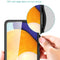 For Samsung Galaxy A73 5G Four-corner Shockproof TPU + PC Phone Case(Black)