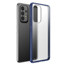 For Samsung Galaxy A73 5G Four-corner Shockproof TPU + PC Phone Case(Blue)