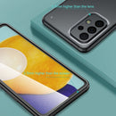For Samsung Galaxy A73 5G Four-corner Shockproof TPU + PC Phone Case(Blue)