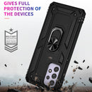 For Samsung Galaxy A33 5G Shockproof TPU + PC Phone Case(Black)