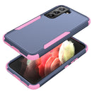 For Samsung Galaxy S22 5G TPU + PC Shockproof Phone Case(Royal Blue+Pink)