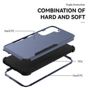 For Samsung Galaxy S22 5G TPU + PC Shockproof Phone Case(Royal Blue+Black)