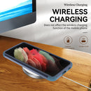 For Samsung Galaxy S22 5G TPU + PC Shockproof Phone Case(Royal Blue+Blue)