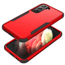 For Samsung Galaxy S22 5G TPU + PC Shockproof Phone Case(Red+Black)