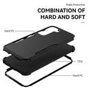 For Samsung Galaxy S22 5G TPU + PC Shockproof Phone Case(Black)