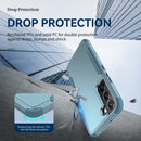 For Samsung Galaxy S22 5G TPU + PC Shockproof Phone Case(Grey Green+Blue)