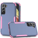 For Samsung Galaxy S22+ 5G TPU + PC Shockproof Phone Case(Royal Blue+Pink)
