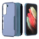For Samsung Galaxy S22+ 5G TPU + PC Shockproof Phone Case(Royal Blue+Blue)