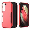 For Samsung Galaxy S22+ 5G TPU + PC Shockproof Phone Case(Red+Black)