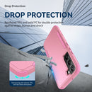 For Samsung Galaxy S22+ 5G TPU + PC Shockproof Phone Case(Pink)