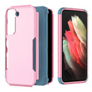 For Samsung Galaxy S22+ 5G TPU + PC Shockproof Phone Case(Pink+Blue)