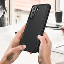 For Samsung Galaxy S22+ 5G TPU + PC Shockproof Phone Case(Black)