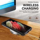 For Samsung Galaxy S22+ 5G TPU + PC Shockproof Phone Case(Black)