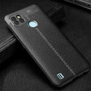 For OPPO Realme C21Y Litchi Texture TPU Shockproof Phone Case(Black)