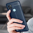 For OPPO Realme C21Y Litchi Texture TPU Shockproof Phone Case(Black)