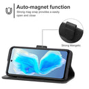 Leather Phone Case For Tecno Camon 18 / 18P(Black)