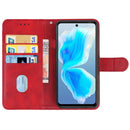 Leather Phone Case For Tecno Camon 18 / 18P(Red)