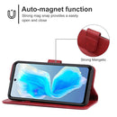 Leather Phone Case For Tecno Camon 18 / 18P(Red)
