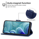 Leather Phone Case For Infinix Hot 11s NFC(Blue)