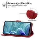 Leather Phone Case For Infinix Hot 11s NFC(Red)