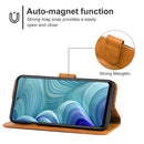 Leather Phone Case For Infinix Hot 11s NFC(Brown)
