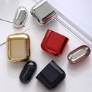 For AirPods 1/2 Electroplated TPU Earphones Shockproof Protective Case(Gold)