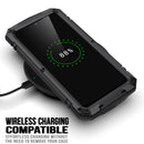 For Samsung Galaxy S22+ 5G R-JUST Metal + Silicone Holder Phone Case(Black)