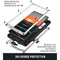 For Samsung Galaxy S22 Ultra 5G R-JUST Metal + Silicone Holder Phone Case(Silver)