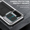 For Samsung Galaxy S22+ 5G R-JUST Sliding Camera Metal + Silicone Holder Phone Case(Silver)