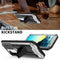 For Samsung Galaxy S22+ 5G R-JUST Sliding Camera Metal + Silicone Holder Phone Case(Silver)