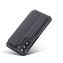 For Samsung Galaxy S22+ 5G LC.IMEEKE Hon Ancient Series Horizontal Flip Leather Phone Case(Black)