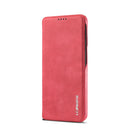 For Samsung Galaxy S22+ 5G LC.IMEEKE Hon Ancient Series Horizontal Flip Leather Phone Case(Red)