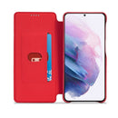 For Samsung Galaxy S22+ 5G LC.IMEEKE Hon Ancient Series Horizontal Flip Leather Phone Case(Red)
