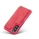 For Samsung Galaxy S22+ 5G LC.IMEEKE Hon Ancient Series Horizontal Flip Leather Phone Case(Red)